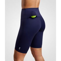 Legginsy do tenisa/padla damskie. Czarne legginsy damskie NORDICDOTS, bez wzorów, z elastanu. Za 235.00 zł.