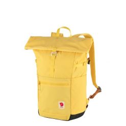 Plecak miejski Fjallraven High Coast Foldsack 24 - mellow yellow. Żółte plecaki męskie Fjällräven, bez wzorów, sportowe. Za 499.00 zł.