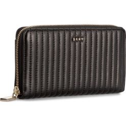 Duży Portfel Damski DKNY - Slgs-Gansevoort R2245060 Black 001. Czarne portfele damskie DKNY, ze skóry. W wyprzedaży za 299.00 zł.