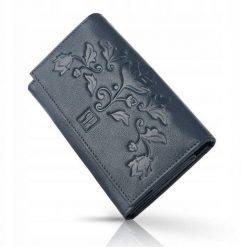 Paolo Peruzzi Portfel damski granatowy skórzany T-45-DB. Niebieskie portfele damskie Paolo Peruzzi. Za 115.40 zł.