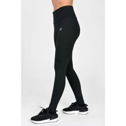 Legginsy regular z pasem Basic Nessi Sportswear. Czarne legginsy damskie NESSI SPORTSWEAR, bez wzorów. W wyprzedaży za 269.00 zł.