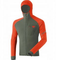 Bluza rozpinana Dynafit Radical Polartec Hooded Jacket - dawn orange. Pomarańczowe bluzy damskie Dynafit, bez wzorów, bez ramiączek, bez kaptura. Za 753.99 zł.