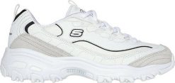 Skechers Buty damskie Skechers D'Lites (150231-WBK) 37. Obuwie sportowe damskie Skechers, bez wzorów, bez zapięcia. Za 207.90 zł.