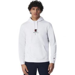 Bluza bawełniana męska Champion. Białe bluzy męskie Champion, m, bez wzorów, z bawełny, bez ramiączek, bez kaptura. Za 228.00 zł.