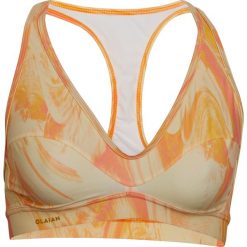 Góra kostiumu kąpielowego surfingowego damska Olaian Ana Surf i Joga Salty Flow. Czerwone bikini OLAIAN, s, bez wzorów, z elastanu. Za 49.99 zł.