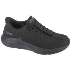 Buty sportowe Sneakersy męskie, Slip-Ins: Go Walk Now - Payton. Czarne buty sportowe męskie Skechers, bez wzorów, bez zapięcia, trekkingowe. Za 399.99 zł.