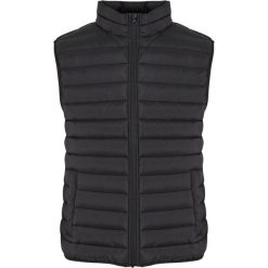 Bezrękawnik Męski Basic Lekki. Czarne bluzy męskie Urban Classics, l, bez wzorów, bez ramiączek, bez kaptura. Za 154.99 zł.