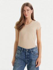 G-Star Raw T-Shirt Eyben D24533-4107 Écru Slim Fit. T-shirty damskie G-Star Raw, m, bez wzorów, z bawełny, retro, bez kołnierzyka, bez ramiączek. Za 119.99 zł.