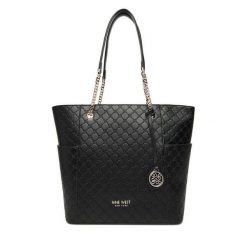 Torebka Nine West. Czarne shopperki damskie Nine West, bez wzorów, bez dodatków. Za 269.99 zł.