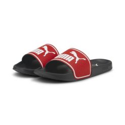Klapki unisex PUMA Leadcat 2.0. Czarne klapki damskie Puma, na lato, bez wzorów, sportowe, bez obcasa, bez zapięcia. Za 169.00 zł.