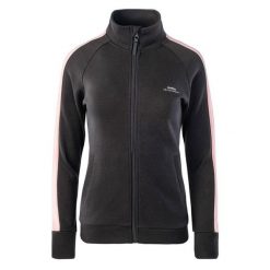Bluza damska Iguana Salama W - czarno-różowa, Rozmiar S. Czarne bluzy damskie IGUANA, m, bez wzorów, z bawełny, bez ramiączek, bez kaptura. Za 89.99 zł.