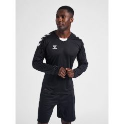 Koszulka Sportowa Z Długim Rękawem Hummel Core Xk Poly Jersey L/S. Czarne koszulki sportowe damskie Hummel, l, bez wzorów, z dzianiny, bez ramiączek, do piłki nożnej. Za 94.00 zł.