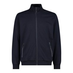 Kurtka z dresu CMP. Czarne kurtki sportowe męskie CMP, na zimę, xl, bez wzorów, z dresówki, bez kaptura, na fitness i siłownię. Za 199.99 zł.