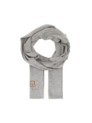 MOSCHINO Szalik 30620 0M2095 Szary. Szare rękawiczki damskie MOSCHINO, bez wzorów, z materiału. Za 289.99 zł.