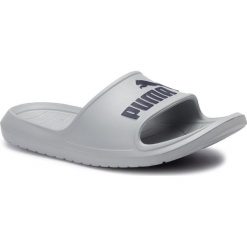 Klapki PUMA - Divecat V2 369400 06 High Rise/Peacoat. Szare klapki męskie Puma, bez wzorów, z tworzywa sztucznego, bez zapięcia. Za 89.99 zł.