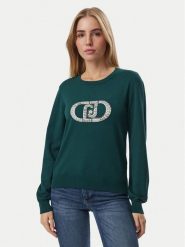 Liu Jo Sweter TF6261 MS63L Zielony Regular Fit. Zielone swetry nierozpinane damskie Liu Jo, l, bez wzorów, z syntetyku, bez kołnierzyka, bez ramiączek. Za 649.99 zł.