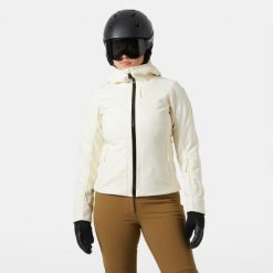 Damska kurtka narciarska 3 w 1 Helly Hansen Avanti. Białe kurtki sportowe damskie Helly Hansen, na zimę, bez wzorów, z softshellu, bez ramiączek, bez kaptura, narciarskie. W wyprzedaży za 1,676.50 zł.