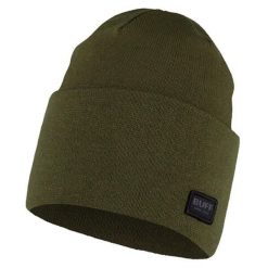 Czapka zimowa lifestyle Niels. Zielone czapki damskie Buff, na zimę, bez wzorów, sportowe. W wyprzedaży za 79.45 zł.