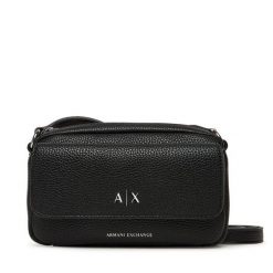 Torebka Armani Exchange. Czarne listonoszki damskie Armani Exchange, bez wzorów, bez dodatków. Za 479.99 zł.