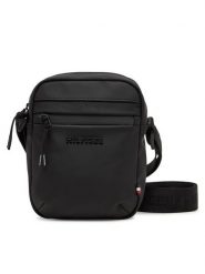 Tommy Hilfiger Saszetka Th Tpu Mini Reporter AM0AM13498 Czarny. Czarne torby na ramię męskie Tommy Hilfiger, ze skóry. Za 299.99 zł.