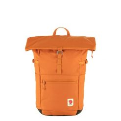 Plecak miejski Fjallraven High Coast Foldsack 24 - sunset orange. Brązowe plecaki męskie Fjällräven, bez wzorów, sportowe. Za 368.99 zł.