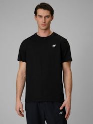 4F T-shirt regular gładki męski (3-pack) - czarny M. Czarne t-shirty męskie 4F, m, bez wzorów, z bawełny, bez kołnierzyka, bez ramiączek. Za 129.99 zł.