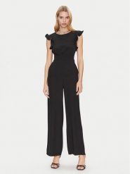 Rinascimento Kombinezon CFC0122552003 Czarny Regular Fit. Czarne sukienki damskie Rinascimento, m, bez wzorów, z syntetyku, bez kołnierzyka, bez ramiączek. Za 279.99 zł.
