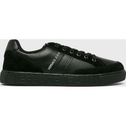 Versace Jeans - Buty. Czarne buty sportowe męskie Versace Jeans, bez wzorów, z gumy, bez zapięcia. W wyprzedaży za 479.90 zł.