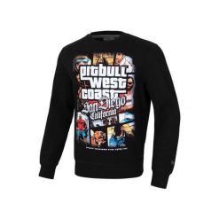Bluza męska Pitbull z kapturem Most Wanted. Czarne bluzy męskie PITBULL, m, bez wzorów, z kapturem. W wyprzedaży za 209.00 zł.