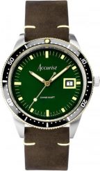 Zegarek Timex Zegarek męski Accurist 72000 brązowy. Brązowe zegarki męskie Timex, bez wzorów. Za 655.00 zł.