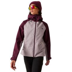 Damska Kurtka Narciarska Assert II. Czerwone kurtki sportowe damskie Dare 2B, xl, bez wzorów, z materiału, bez ramiączek, z kapturem, narciarskie. Za 1,093.99 zł.