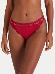 Guess Figi brazylijskie O4YE00 PZ01C Czerwony. Czerwone majtki damskie Guess, z syntetyku. Za 118.99 zł.
