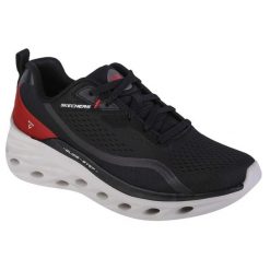 Buty do biegania męskie Skechers Glide Step Swift Midio. Czarne buty sportowe męskie Skechers, bez wzorów, z gumy, bez zapięcia, do biegania. Za 299.99 zł.