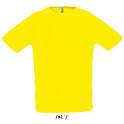 Koszulka Sol's Sporty. Żółte koszulki sportowe męskie SOL'S, m, bez wzorów, bez ramiączek. Za 74.50 zł.