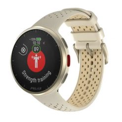 Polar Pacer PRO szampańsko-złoty S-L. Żółte zegarki sportowe Polar, z aplikacjami, z polaru, złote, do biegania. Za 899.00 zł.