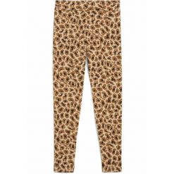 Młodzieżowe legginsy Essentials Aninmal PUMA Light Sand Beige. Brązowa legginsy damskie Puma, bez wzorów. Za 129.00 zł.