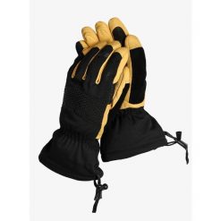 Rękawice w góry La Sportiva Alpine Guide Leather Gloves. Czarne rękawiczki damskie La Sportiva, bez wzorów. Za 595.70 zł.