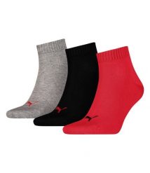 Skarpety o długości 3/4 Puma (x3). Czarne skarpety męskie Puma, bez wzorów, z bawełny. Za 88.00 zł.