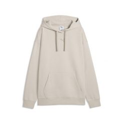 Damska dzianinowa bluza z kapturem Essentials o luźnym kroju PUMA. Szare bluzy damskie Puma, na wiosnę, s, bez wzorów, z bawełny, eleganckie, bez ramiączek, z kapturem. Za 229.00 zł.