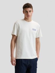 MESKA KOSZULKA LEE WORKWEAR SOUL TEE NATURAL 112378767. T-shirty męskie Lee, l, bez wzorów, bez kołnierzyka, bez ramiączek. Za 79.99 zł.