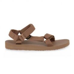Buty do chodzenia damskie Teva Original Universal. Brązowe obuwie trekkingowe damskie Teva, z materiału, bez zapięcia. Za 323.50 zł.