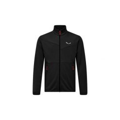 Bluza trekkingowa męska Puez Cammino PL. Czarne bluzy męskie Salewa, l, bez wzorów, bez ramiączek, bez kaptura. Za 369.00 zł.