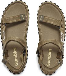 Gumbies Gumbies męskie sandały TRACKER SANDALS UNISEX KHAKI 49. Brązowe sandały męskie Gumbies, bez wzorów, sportowe, bez zapięcia. Za 184.99 zł.