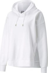 Puma Bluza damska Puma HER Hoodie TR biała 589519 02 L. Białe bluzy damskie Puma, l, bez wzorów, bez ramiączek, bez kaptura. Za 199.78 zł.