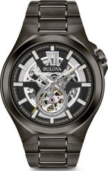 Zegarek Bulova Zegarek męski Bulova 98A179 szary. Szare zegarki męskie Bulova, bez wzorów. Za 1,903.99 zł.