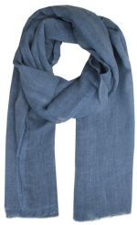 Lekki Wiosenno-Jesienny, Przejściowy Szalik - ALTIES - Niebieski. Niebieskie szaliki męskie Alties, bez wzorów, z materiału. Za 59.00 zł.