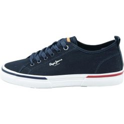 Trampki Pepe Jeans Kenton Smart 22, Mężczyźni. Niebieskie trampki męskie Pepe Jeans, bez wzorów, z jeansu, bez zapięcia. Za 266.25 zł.