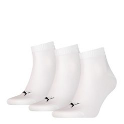 Puma Skarpety Quarter Plain 3-Pack 93858909. Białe skarpety męskie Puma, bez wzorów, z bawełny. Za 39.00 zł.