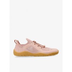 Buty trailowe damskie Vivobarefoot Primus Trail Knit FG. Czerwone obuwie trekkingowe damskie Vivobarefoot, bez zapięcia. Za 702.99 zł.