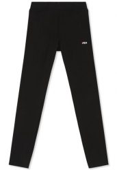 Damskie legginsy Fila Casania. Czarne legginsy damskie Fila, bez wzorów, z bawełny. Za 100.99 zł.